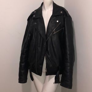 RECLAIMED VINTAGE FAUX LEATHER JACKET